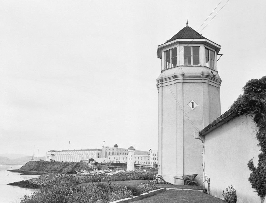 Detail of View of San Quentin Prison by Corbis