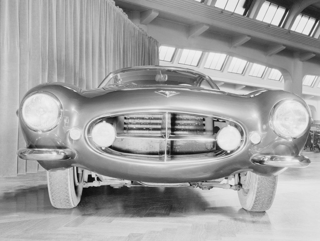 Detail of Front Profile of Italian Fiat V-8 by Anonymous