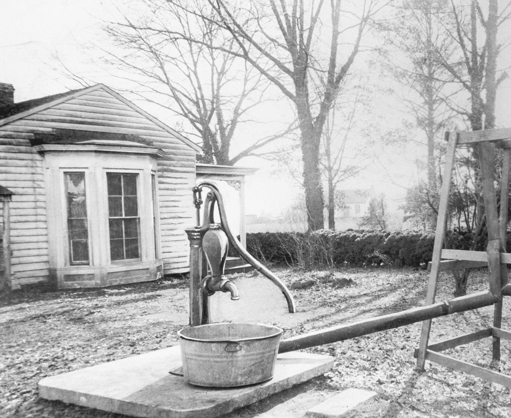 Detail of Water Pump at Helen Keller's Birthplace by Anonymous