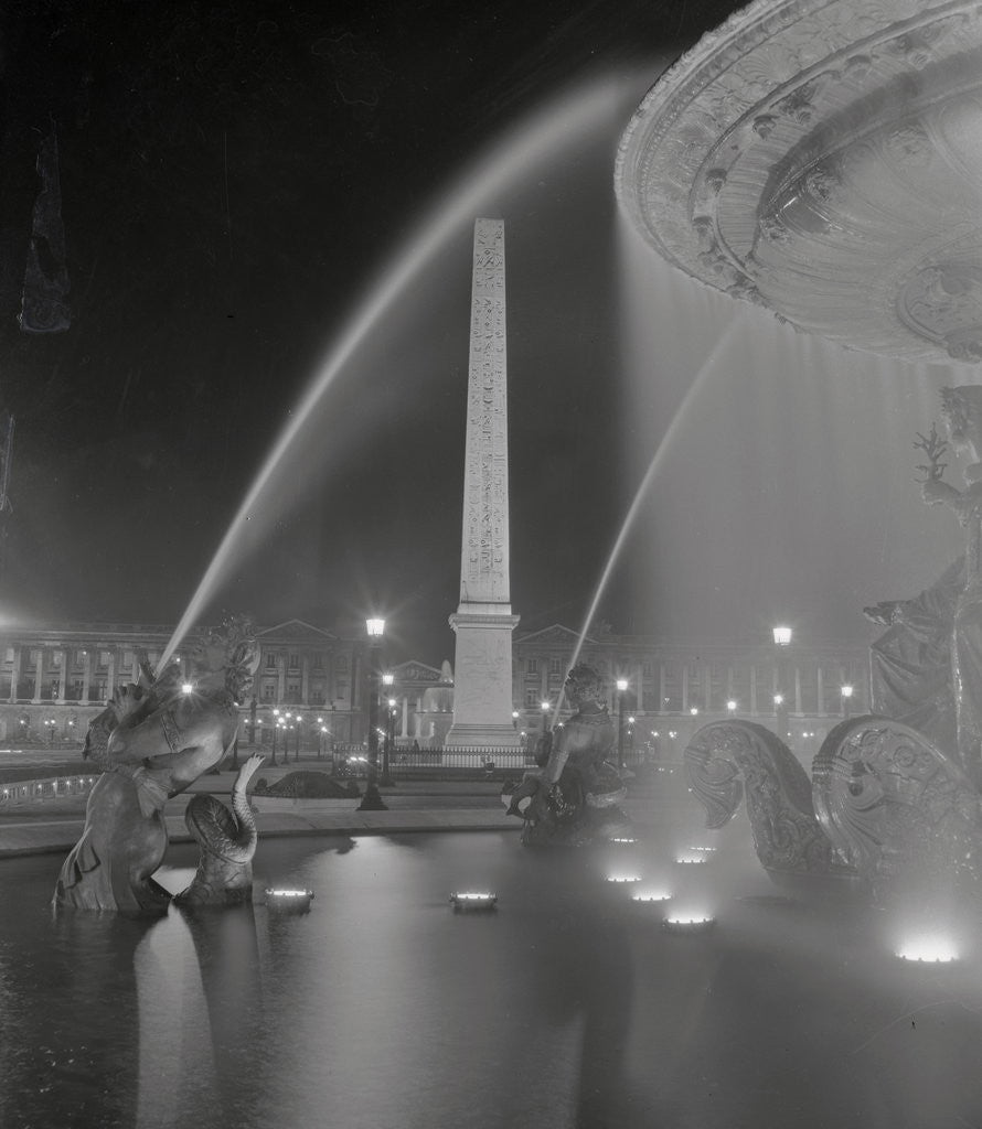 Detail of Place de la Concorde by Anonymous