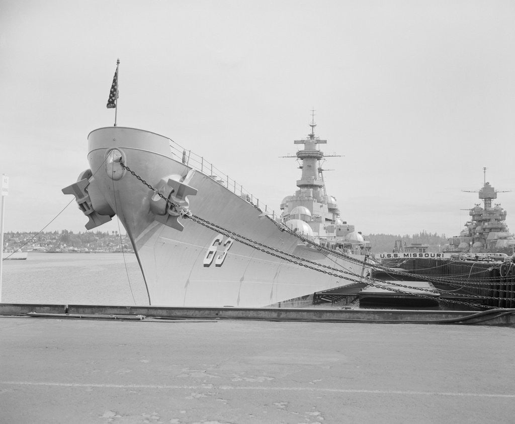 Detail of USS Missouri by Anonymous