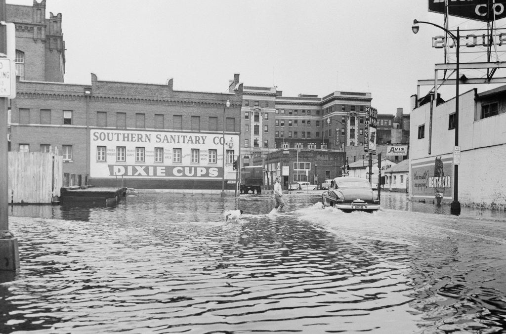Detail of Flooded Norfolk by Corbis