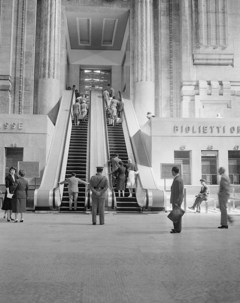 Detail of Milan's Central Railway Station by Anonymous