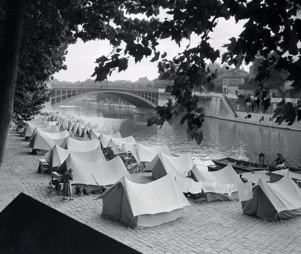 Detail of Tents Provided For the Poor by Anonymous