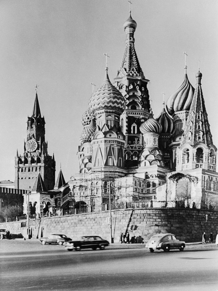 Detail of View of St Basils Cathedral by Anonymous