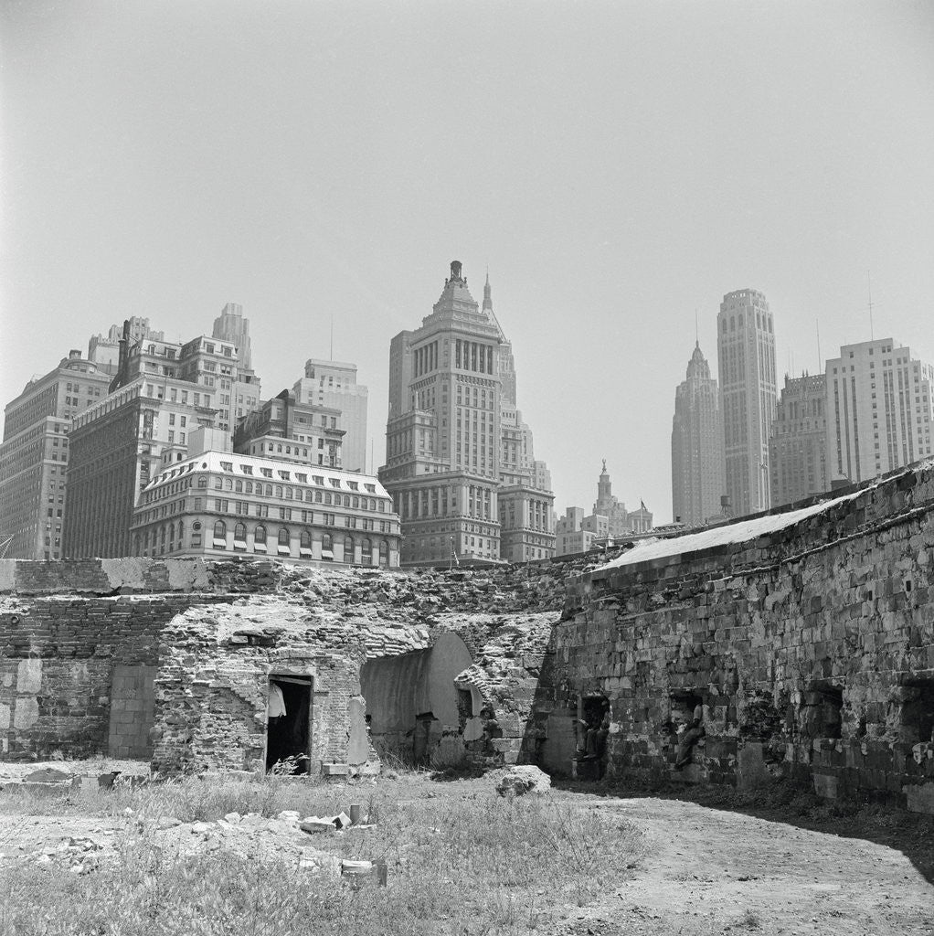 Detail of New Battery Park by Anonymous