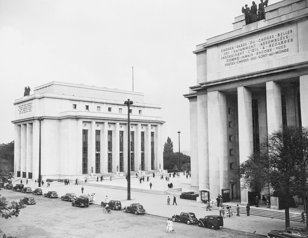 Detail of Exterior View of the Palais de Chaillot by Anonymous