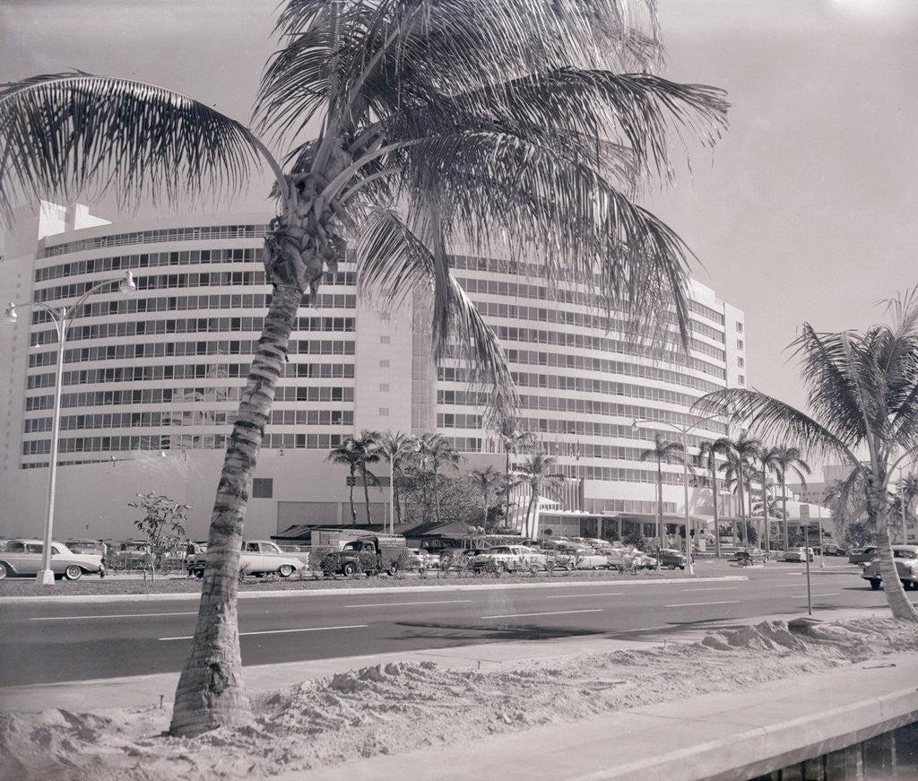 Detail of Exterior View of the Fontainebleau Hotel by Anonymous