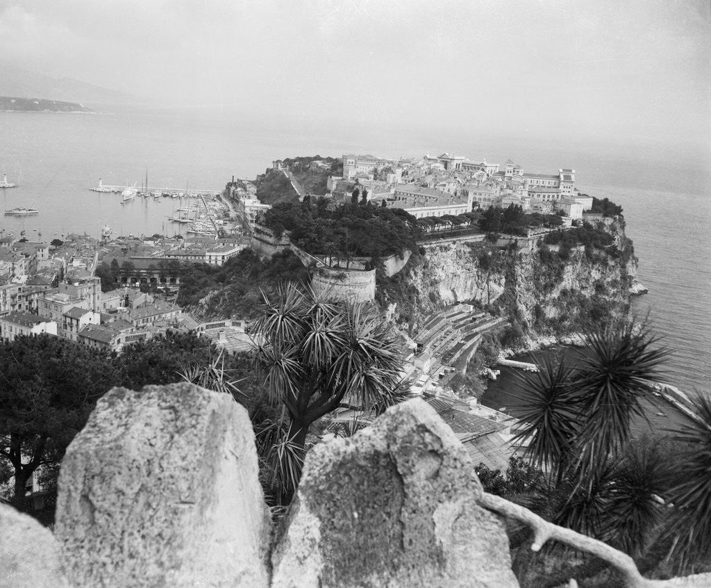 Detail of Top View of Monaco Rock by Anonymous