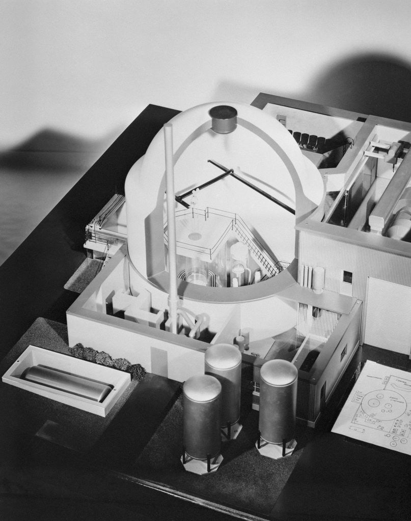 Detail of View of Model for Nuclear Power Plant by Anonymous