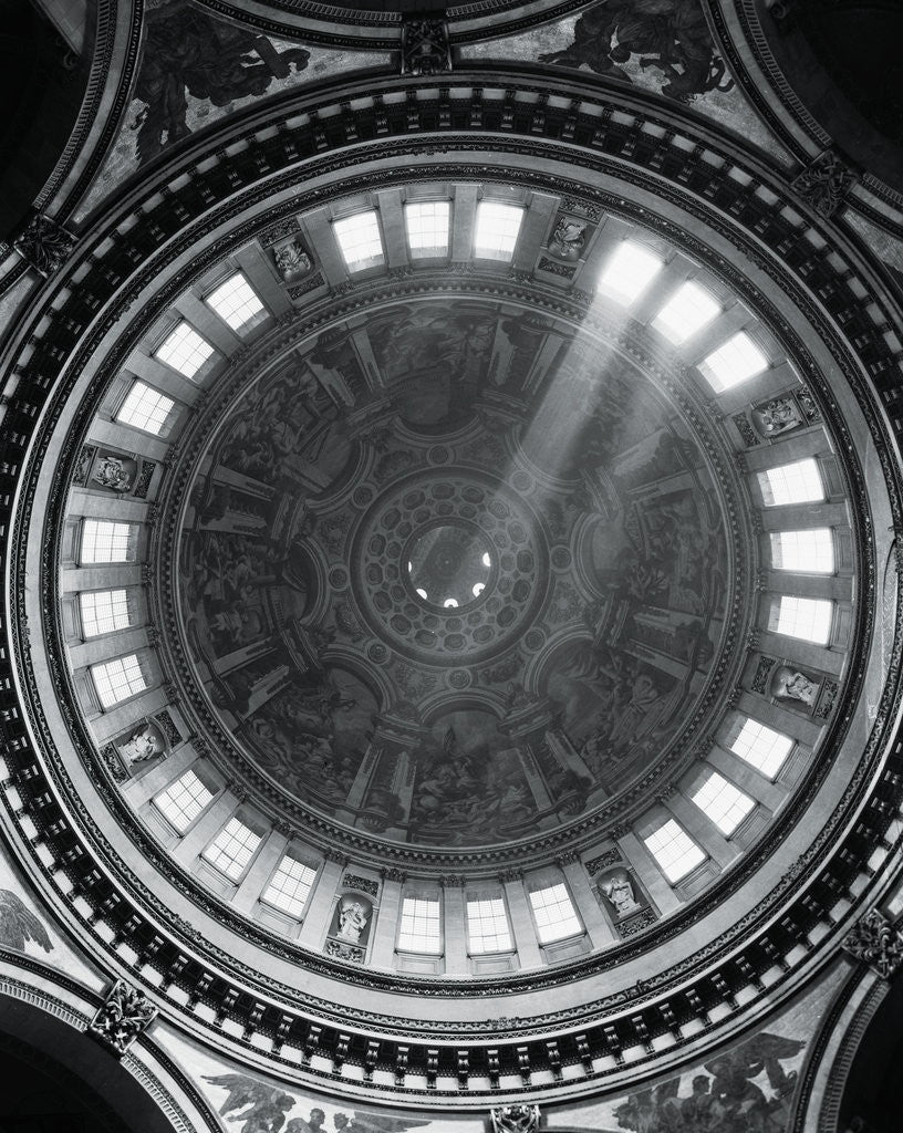 Detail of View of Dome of St. Paul's Cathedral by Anonymous