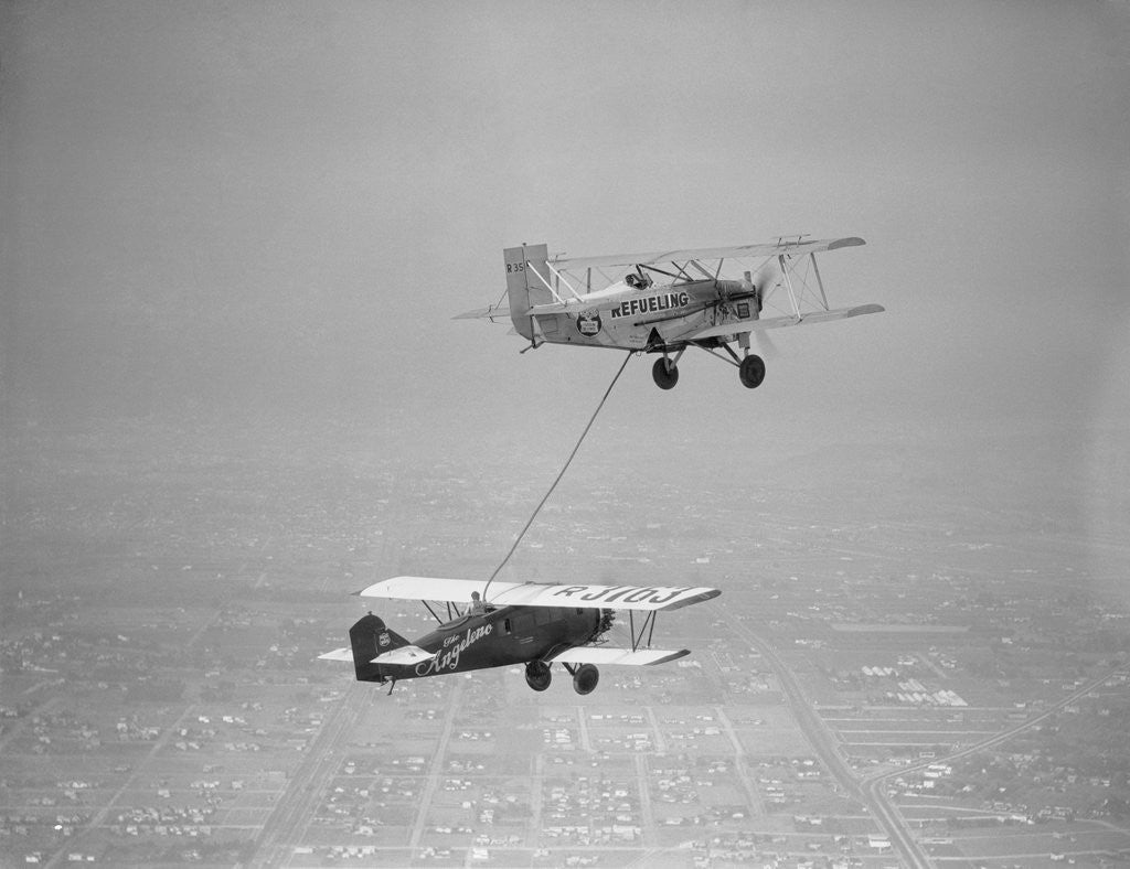 Detail of Airplane Refueling in Midair by Anonymous