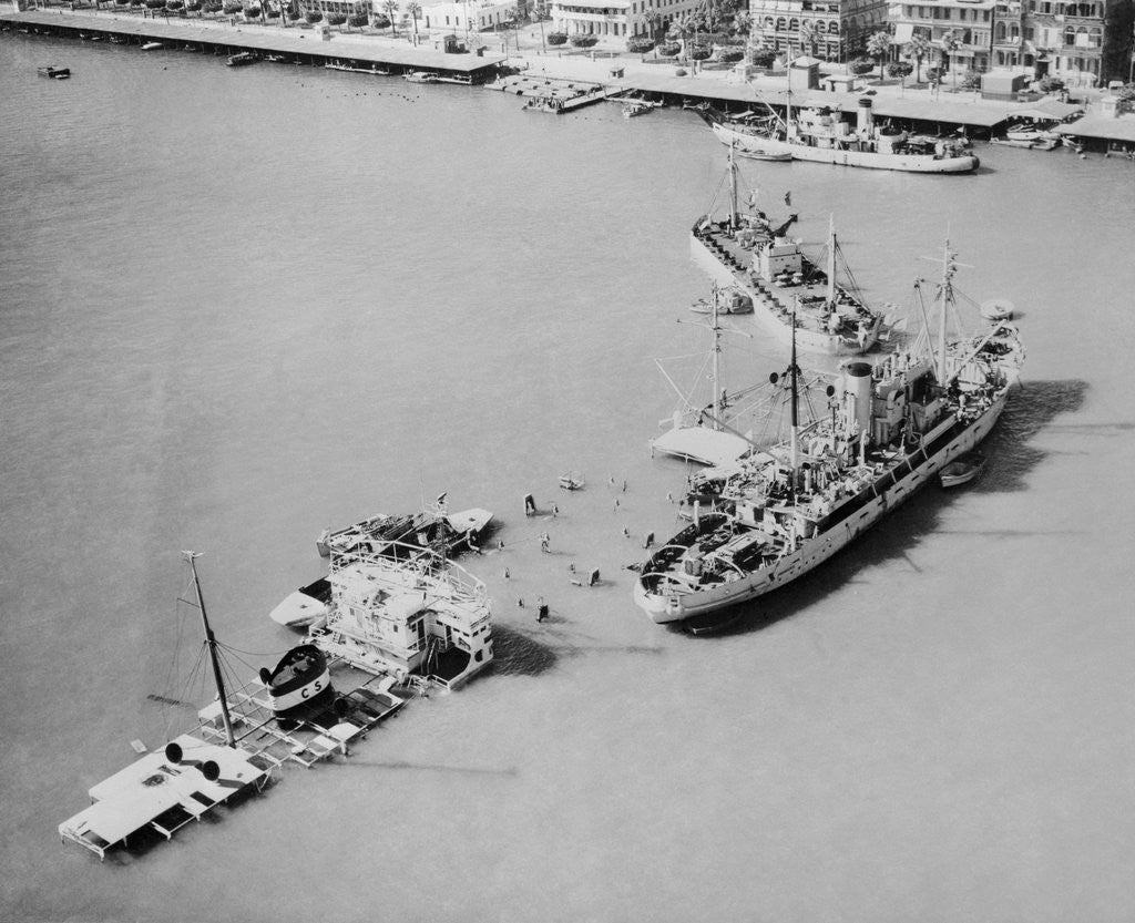 Detail of Navy Salvage Vessel by Anonymous