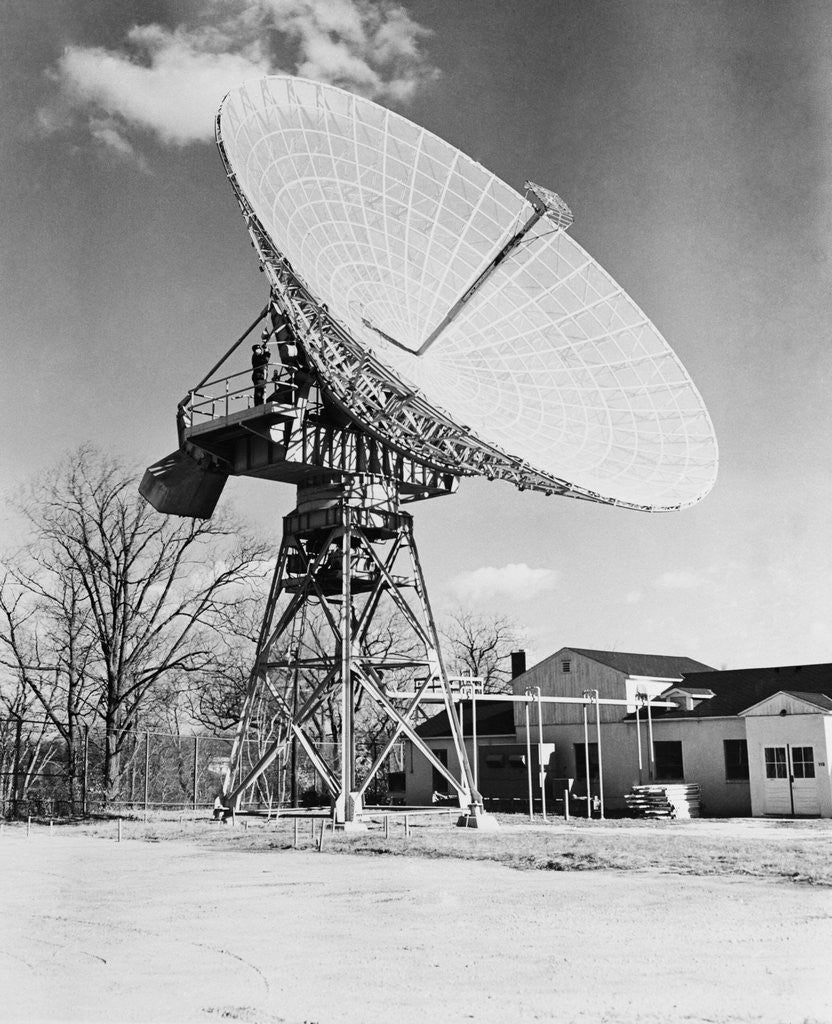 Satellite best sale dish art