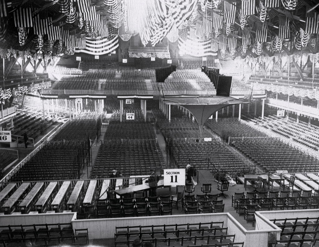 Detail of Vacant Republican Convention Hall by Anonymous