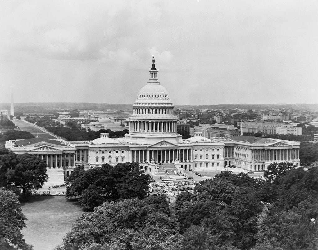 Detail of View of Capital Hill by Anonymous