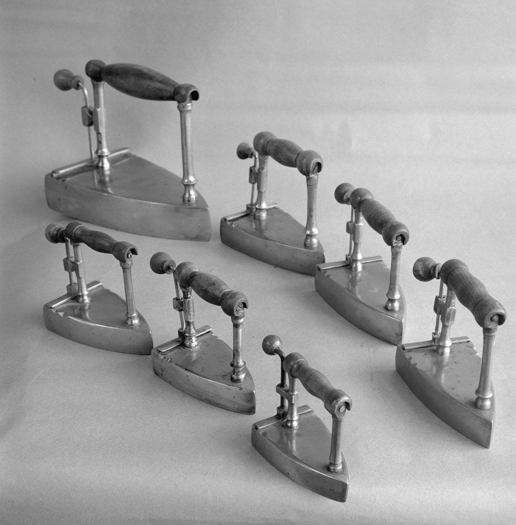 Detail of Display of Irons by Anonymous