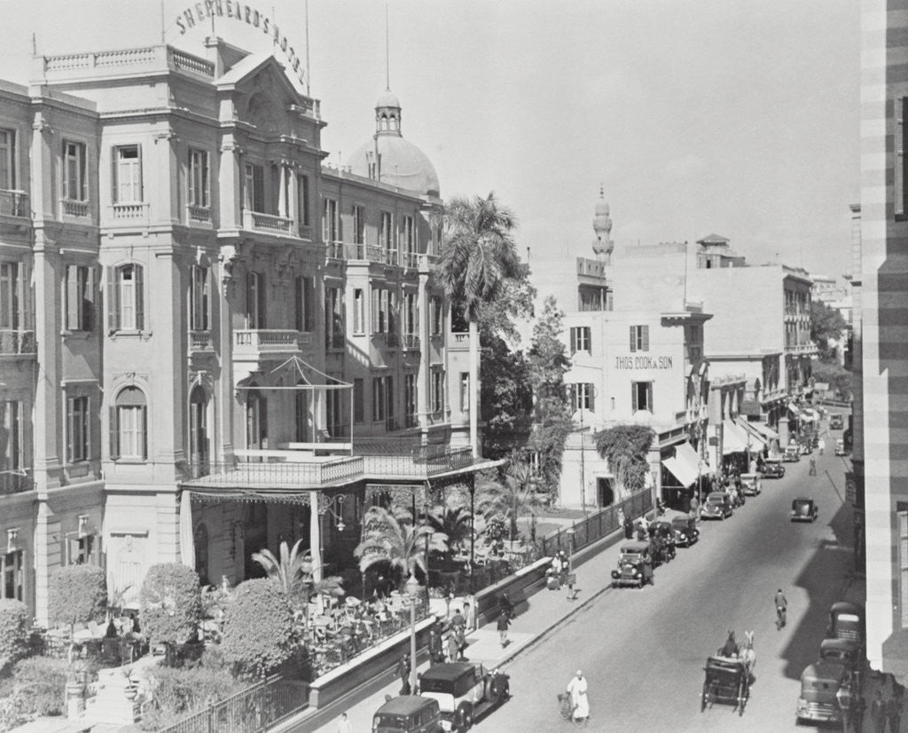 Detail of Shepheard's Hotel by Anonymous