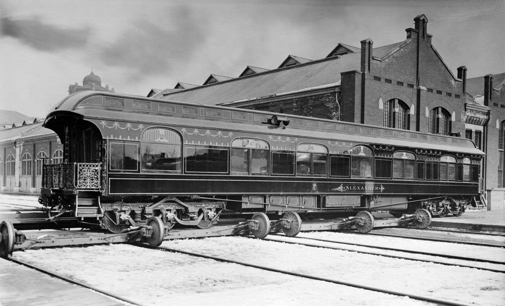 Detail of The Private Train Car Alexander by Anonymous