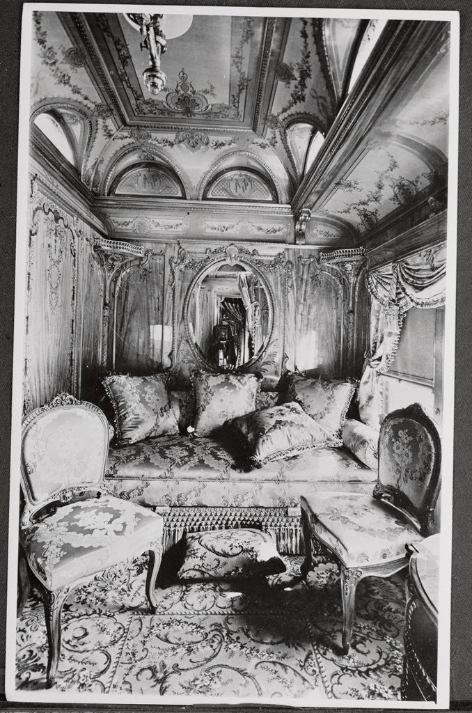 Detail of Stateroom Aboard Pullman Car by Anonymous