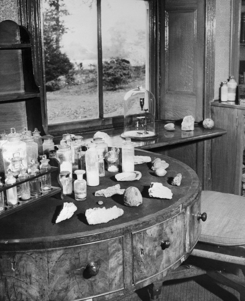 Detail of Room in Which Charles Darwin Conducted His Research by Anonymous