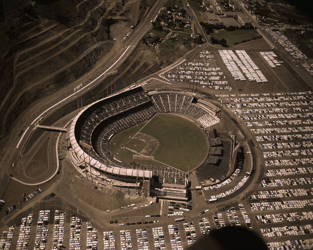 Detail of Candlestick Park by Anonymous