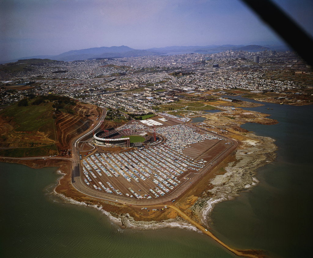 Detail of Candlestick Park from a Distance by Anonymous