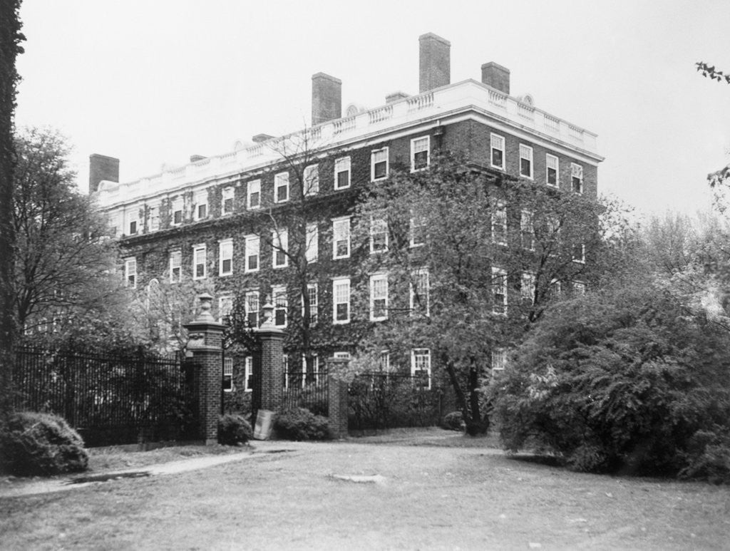 Detail of Harvard University Dormitory of John F. Kennedy by Corbis