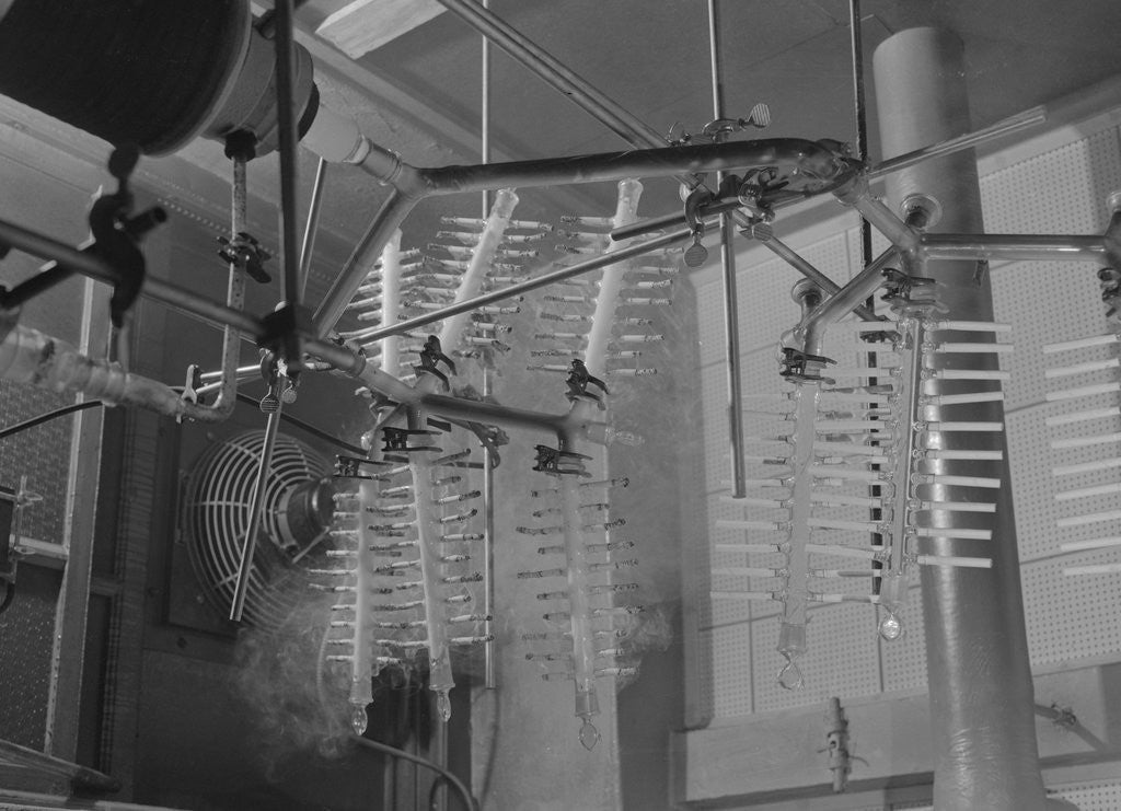 Detail of Research Machine Smoking Cigarettes by Anonymous