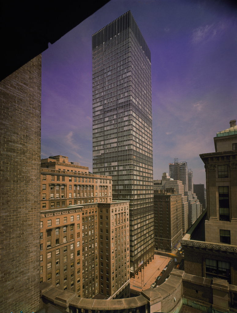 Detail of Union Carbide Skyscraper and General Office Buildings by Anonymous