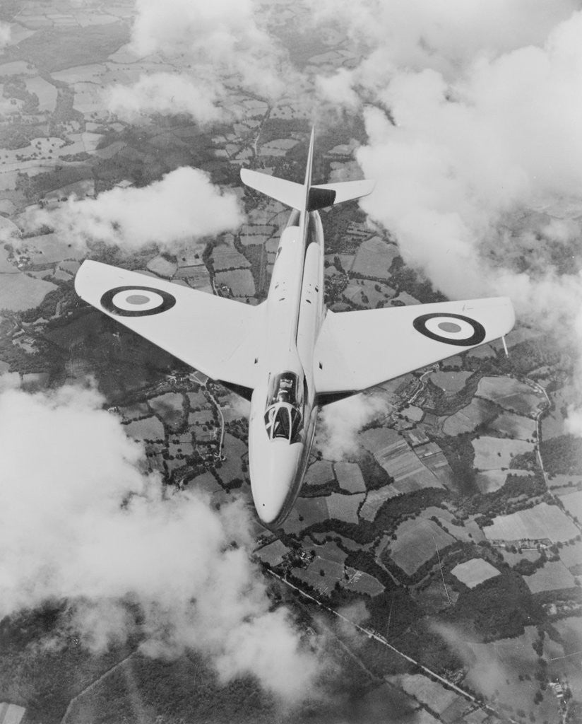 Detail of The Hunter Hawker Airplane by Anonymous