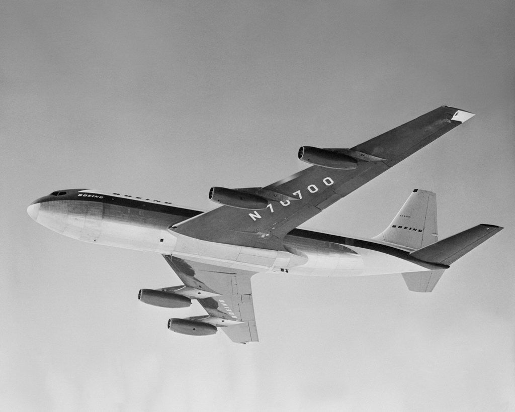 Detail of Boeing 707 Airplane by Anonymous