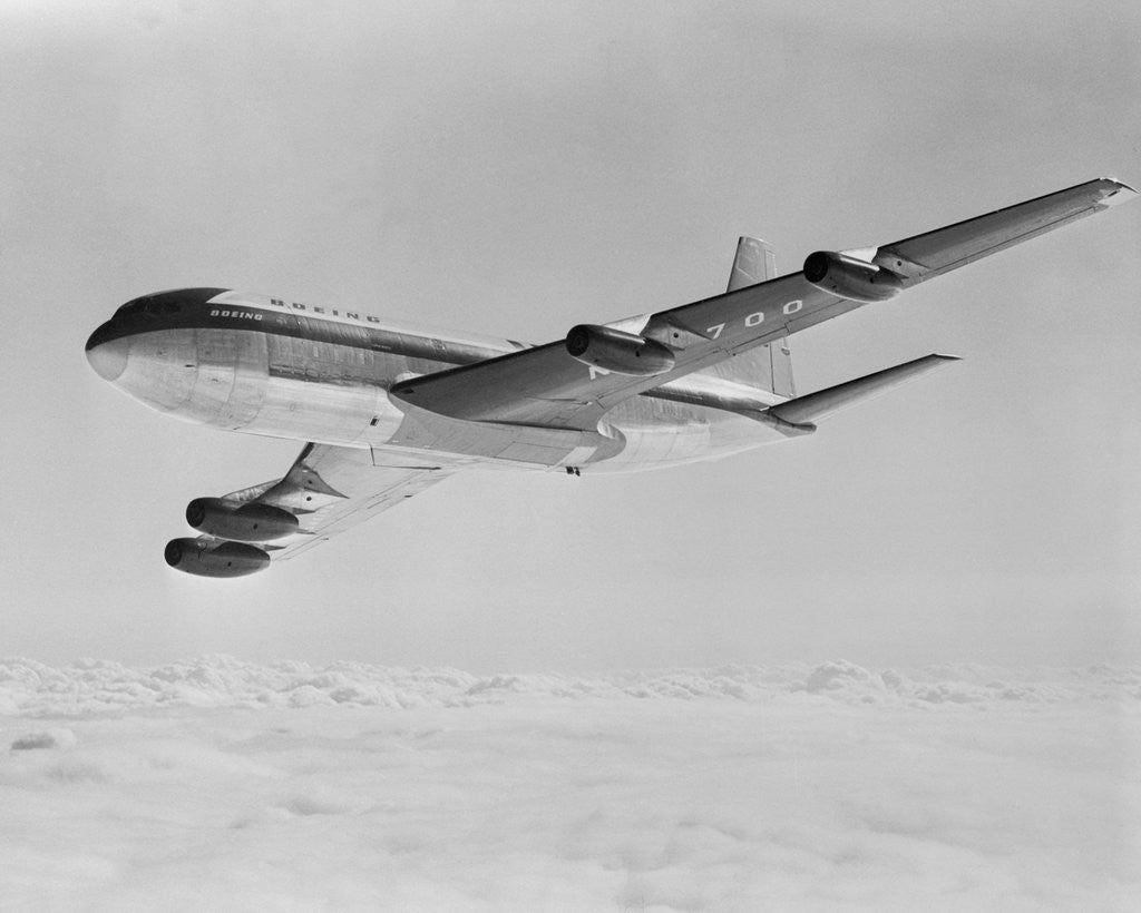 Detail of Boeing 707 Airplane by Anonymous
