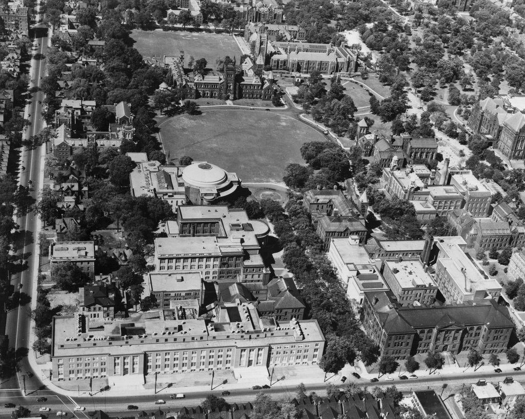 Detail of Aerial View of The University of Toronto by Corbis