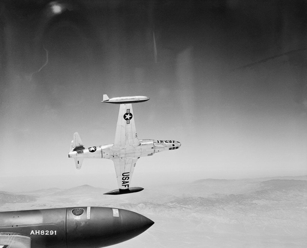 Detail of View of Military Planes in Flight by Anonymous