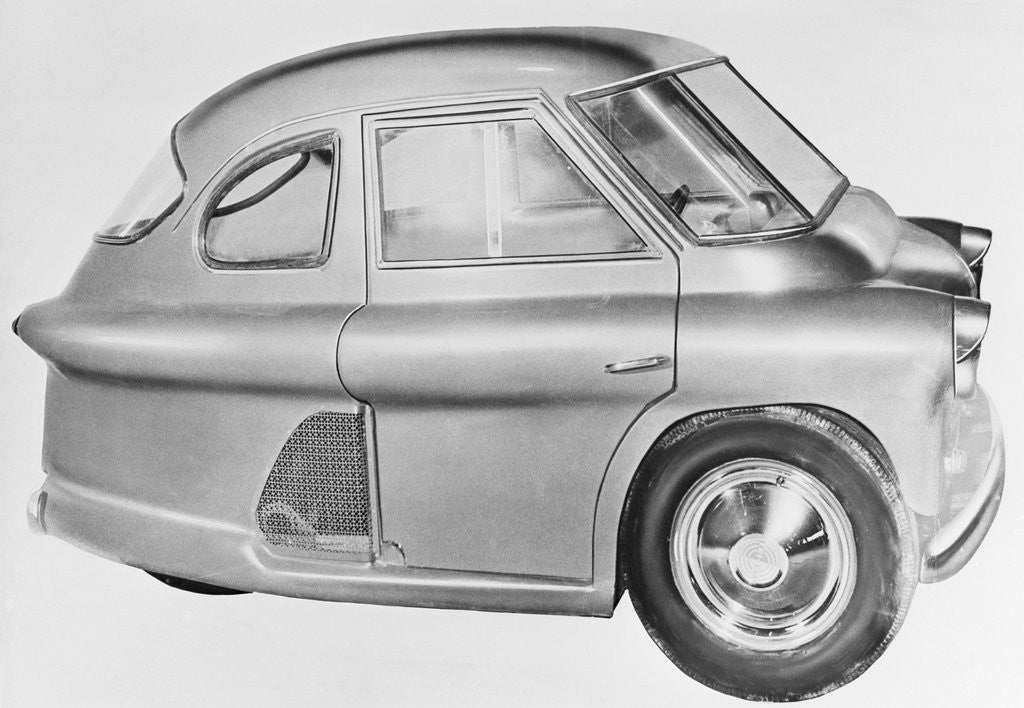 Detail of Three Wheeled Car by Anonymous