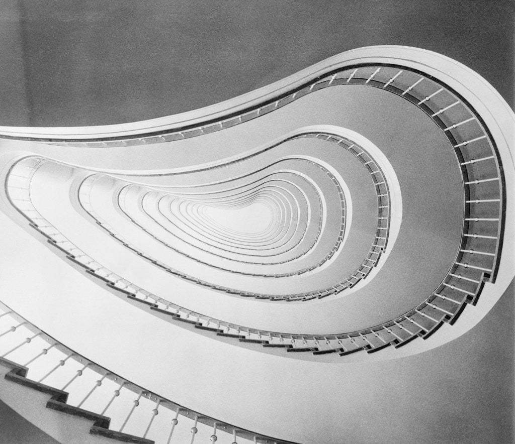 Detail of Overhead View of Staircase by Anonymous