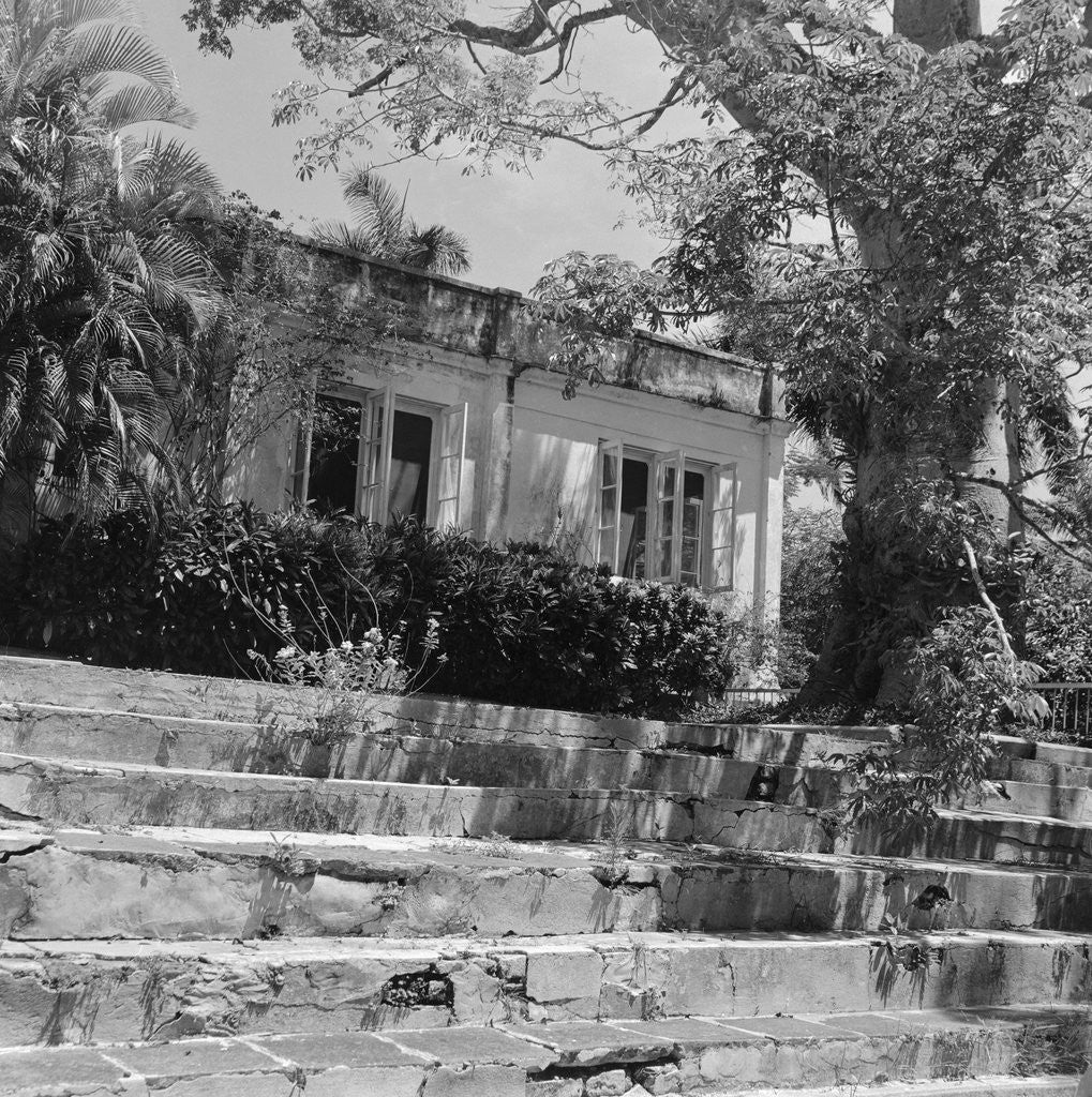Detail of Exterior of Ernest Hemingway's Havana Home by Anonymous