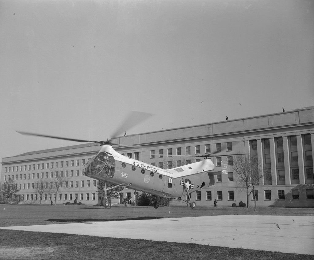 Detail of The Flying Banana Taking off From the Pentagon by Anonymous