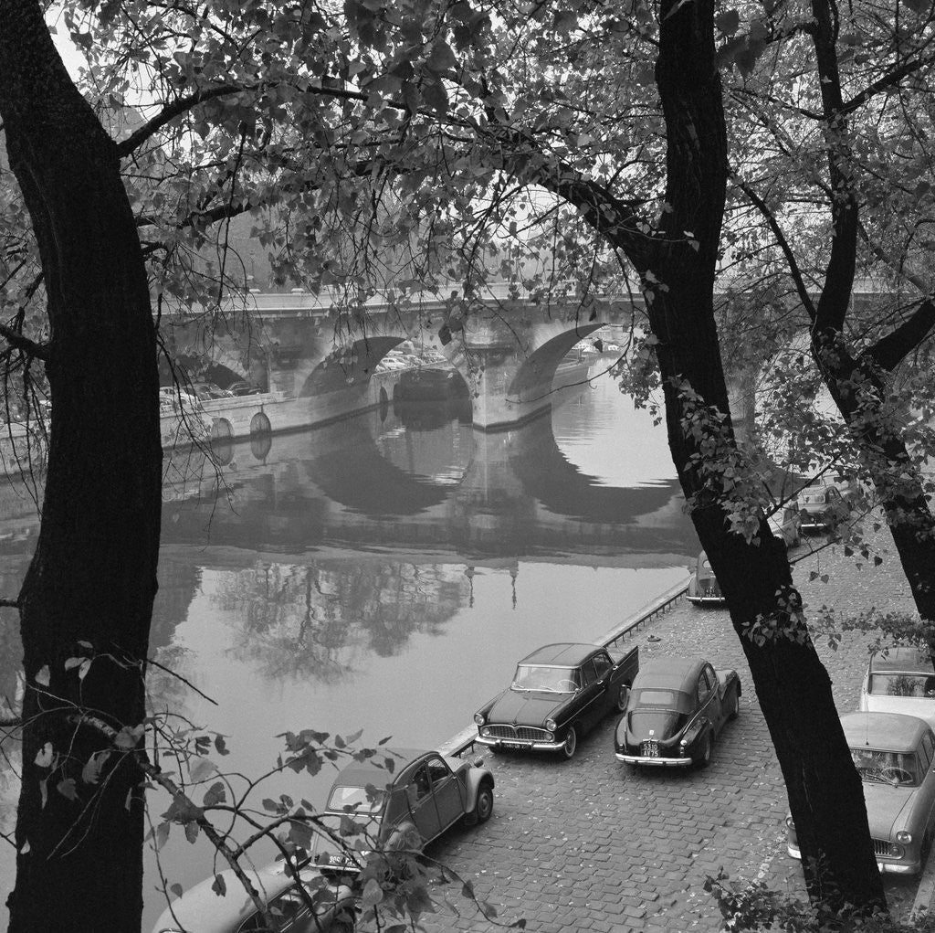 Detail of Banks of the Seine During Autumn by Anonymous