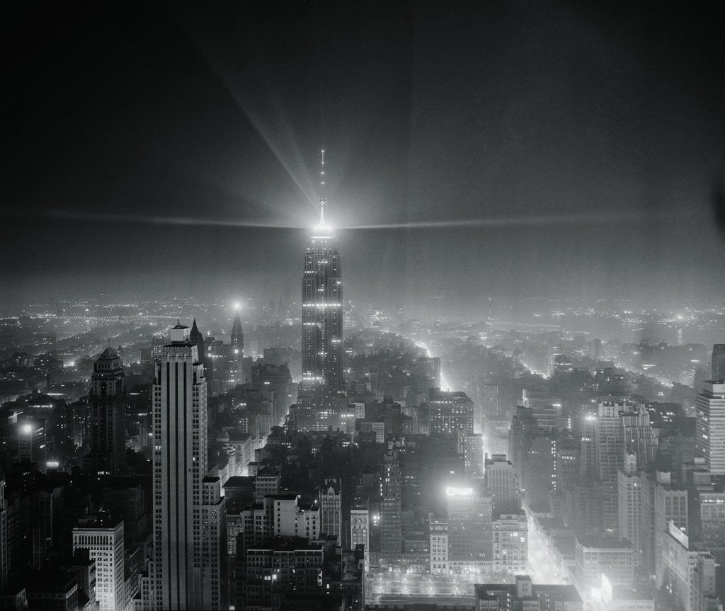Detail of View of Brightest Continuous Manmade Source of Light by Anonymous