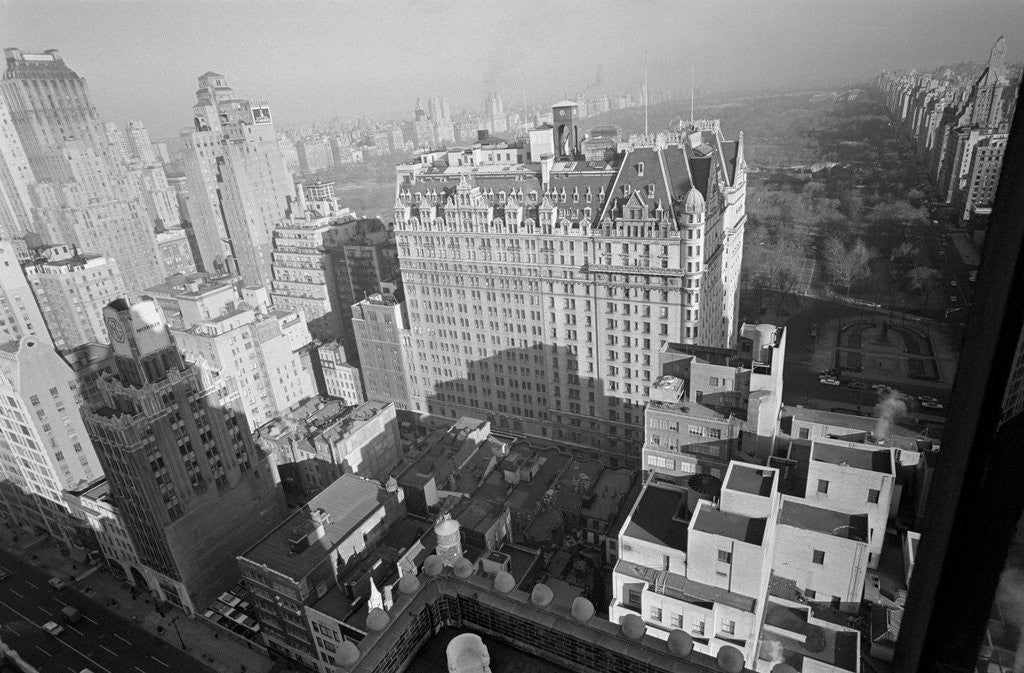 Detail of Aerial View of Manhattan and Central Park by Anonymous