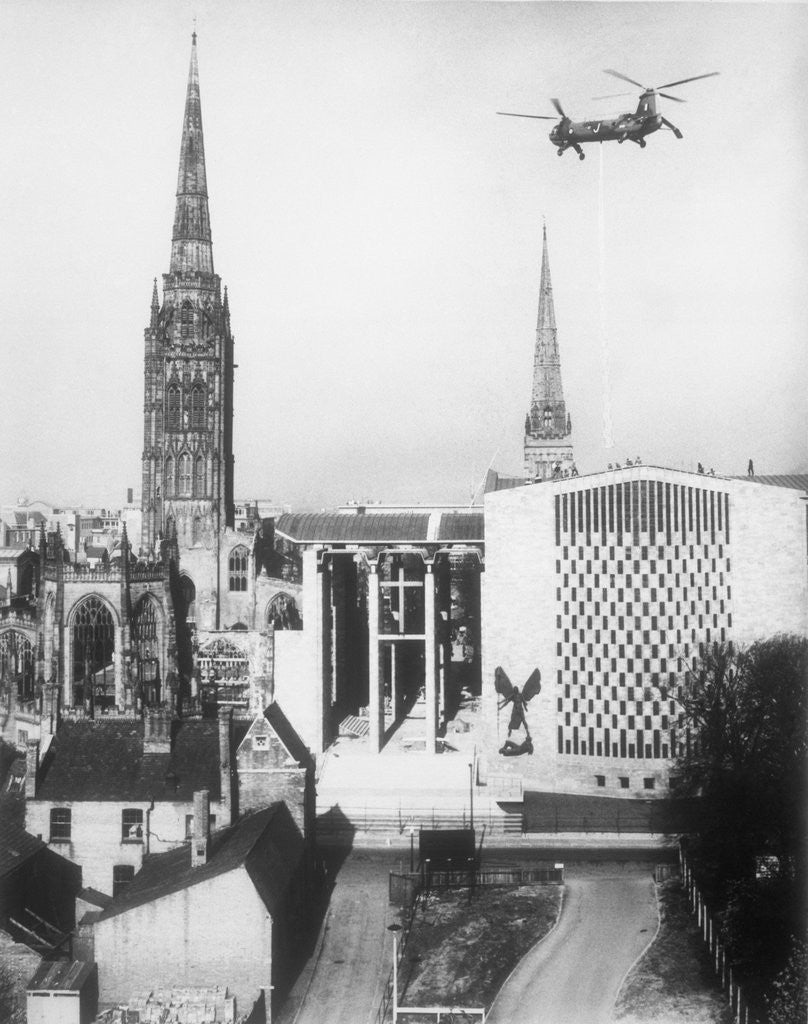 Detail of Coventry Cathedral by Anonymous