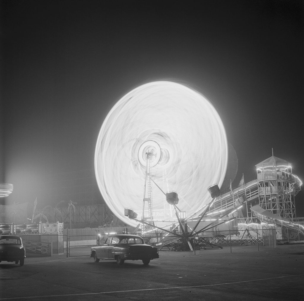 Detail of Spinning Ferris Wheel by Anonymous