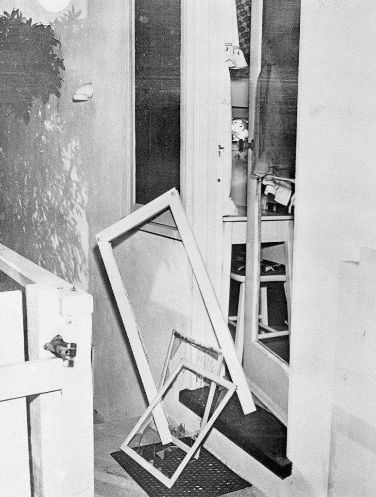 Detail of Wrong Door Joe DiMaggio Broke by Anonymous
