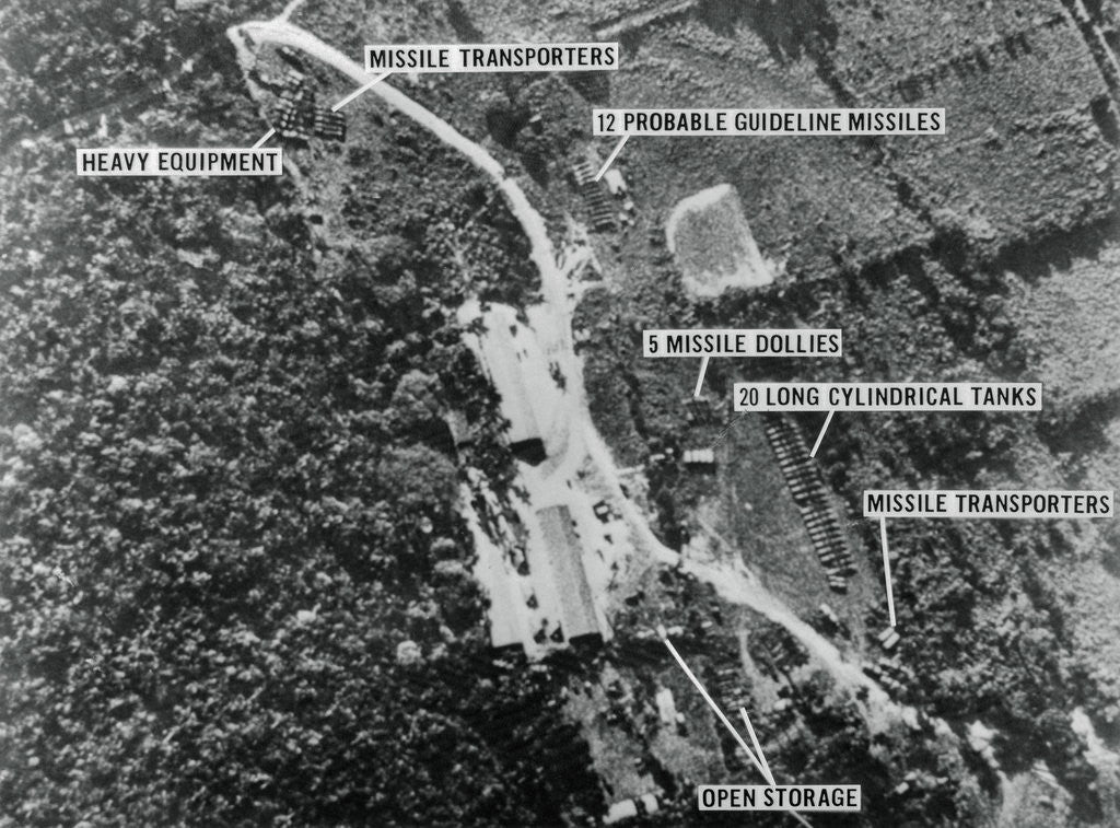 Detail of Aerial View of Cuban Missile Facility by Anonymous