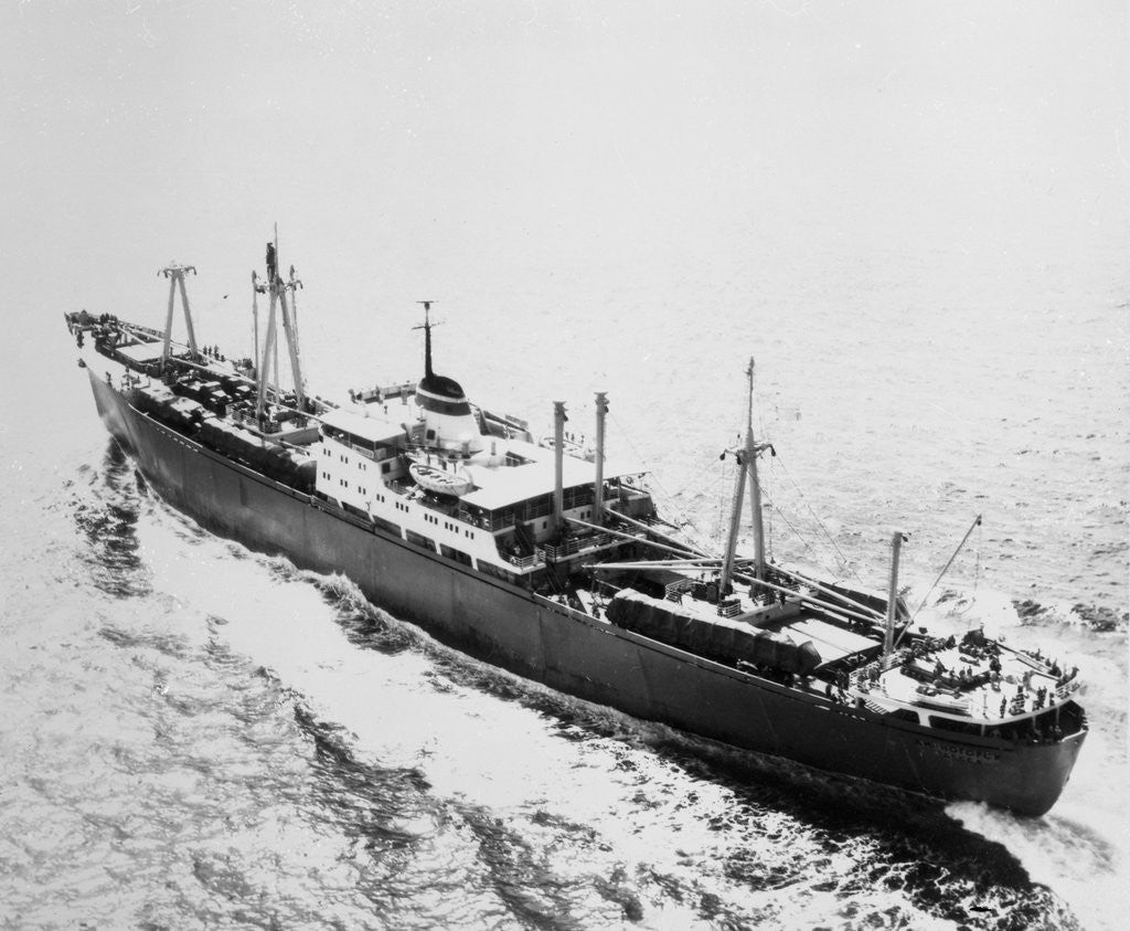 Detail of Soviet Vessel Leaves Cuba with Missiles by Anonymous