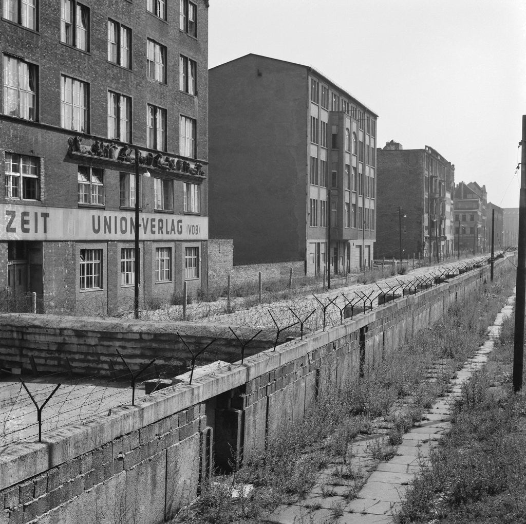 Detail of View of Berlin Wall by Anonymous