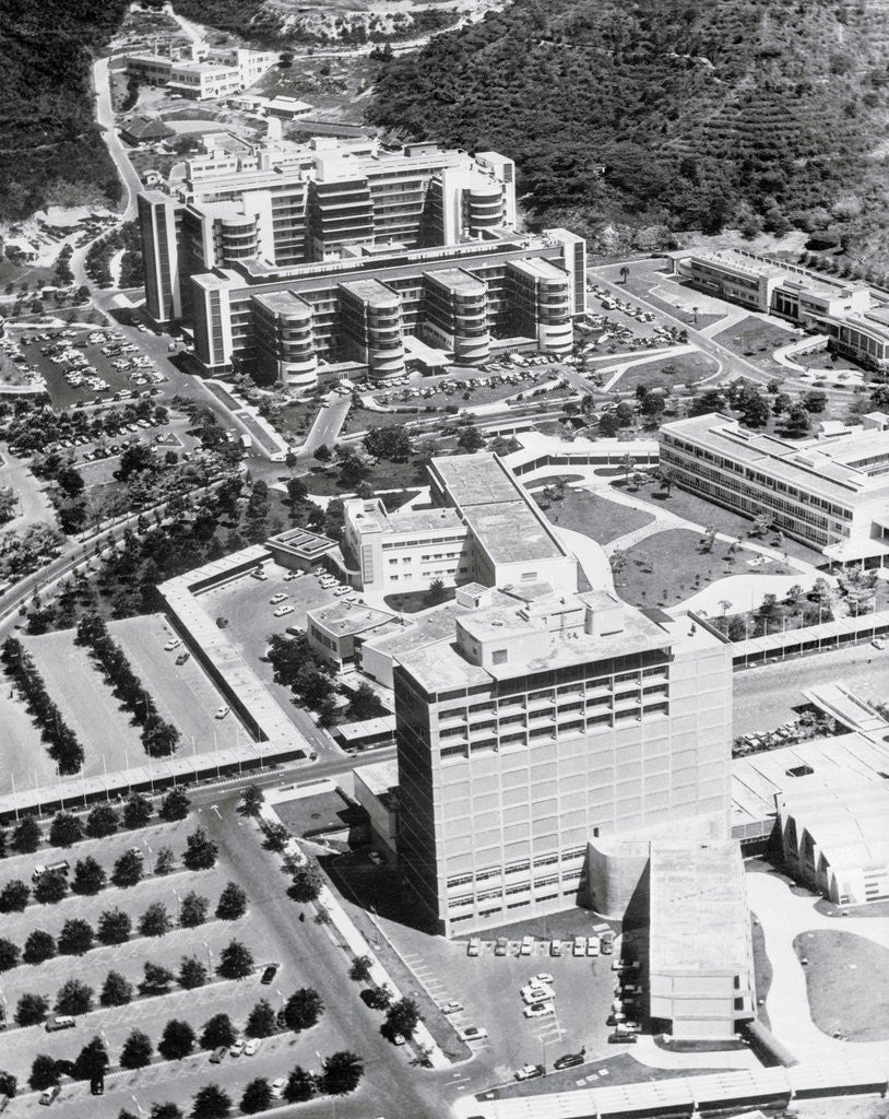 Detail of Aerial View of Caracas Buildings by Anonymous