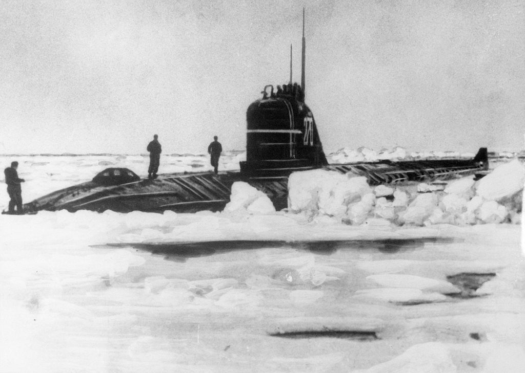 Detail of Soviet Submarine at the North Pole by Anonymous
